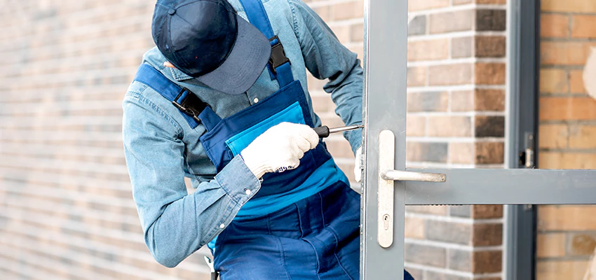 Pivot Storefront Door Locks Installation in Santa Clarita, California